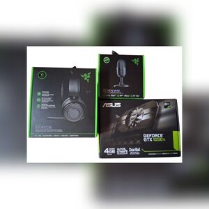 Razer Headset and Microphone with ASUS Graphics Card